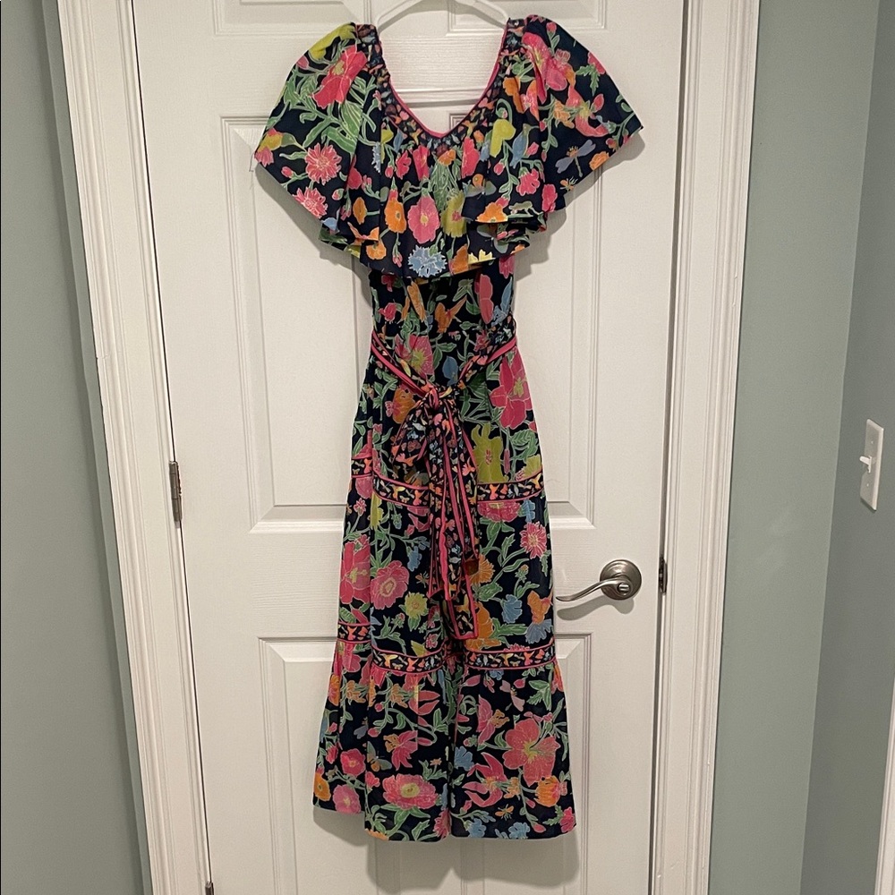 Gretchen Scott Designs Colorful Floral Maxi Dress